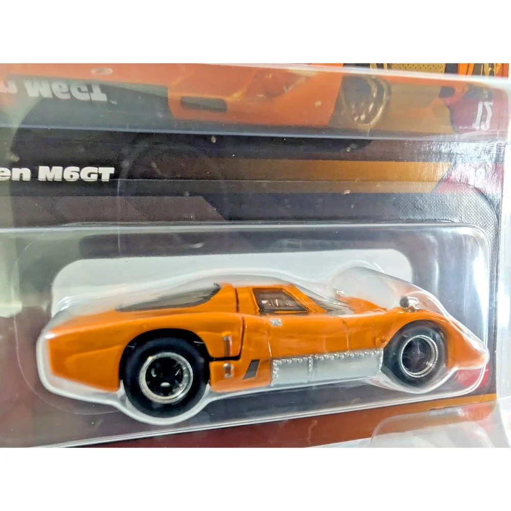 HOT WHEELS McLaren M6GT Orange Elite 64 HWG05 2025 Real Riders Metal NEW!